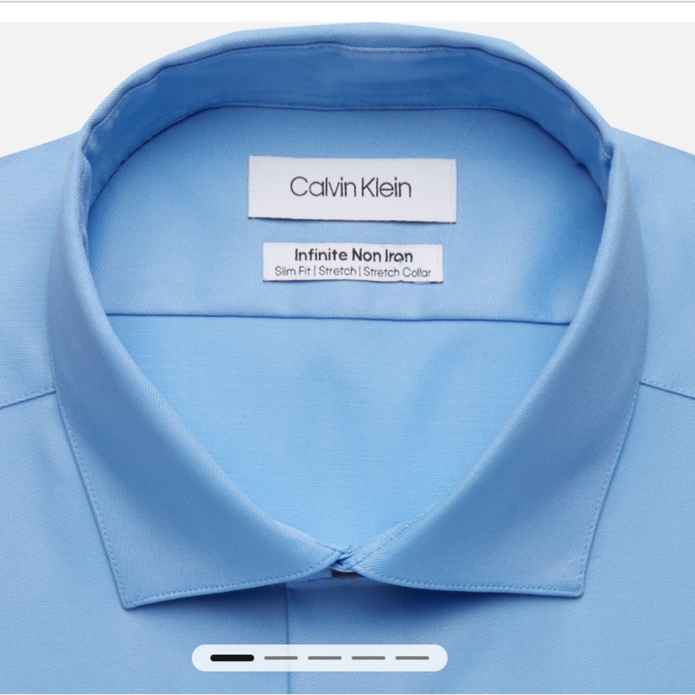 Calvin Klien Infinite Non- stretch 
SlimFit /Stretch/Stretch Collar.